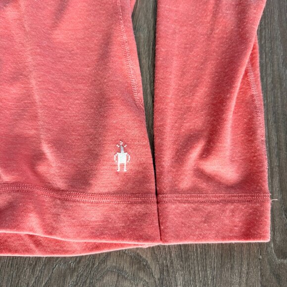 Smartwool Merino Base Layer 1/4 Zip - Orange / Size Large - Picture 3 of 10